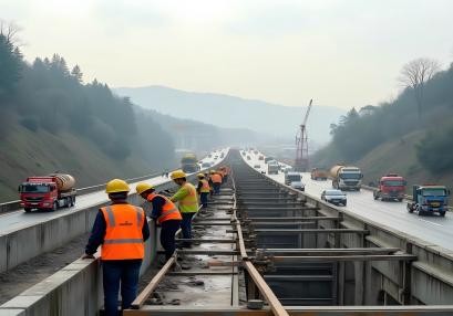 編寫跨越高速公路施工期間的交通組織方案時需要參考哪些標準和規(guī)范？以湖南高速公路某項目為例